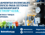 Herramientas esenciales de servicio para sistemas con Refrigerante  Genetron® 410A: Manómetros y Tanque de&nbsp;recuperado.